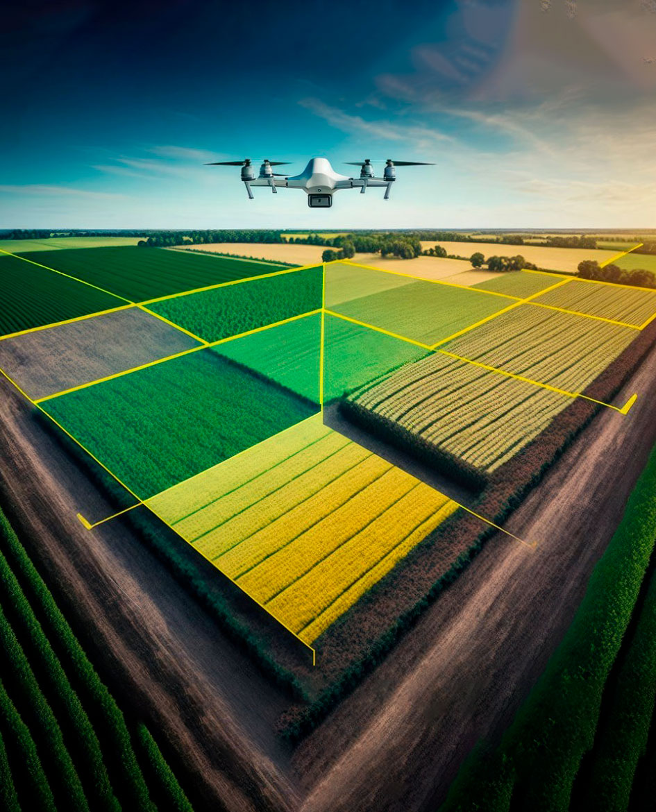 dron agricultura de precisión
